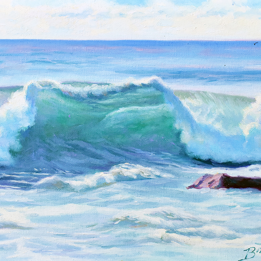 Wave On Board Julie Brayton Fine Art